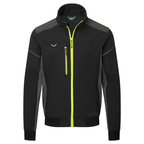 Portwest EV464 EV4 Softshell Bomber Jacket (3L) Black Tall L