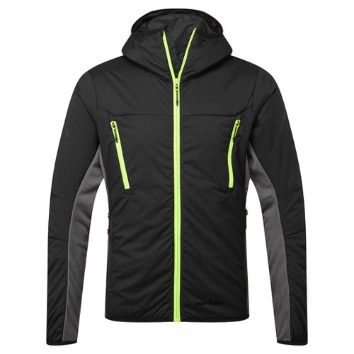 Portwest EV470 EV4 Insulated Hybrid Jacket Black Tall XXL