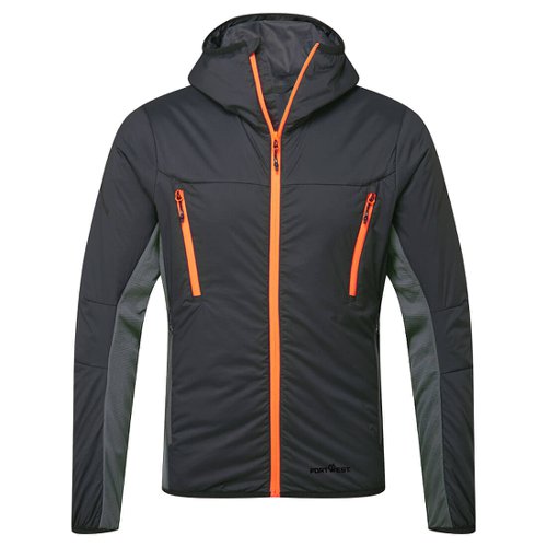 Portwest EV470 EV4 Insulated Hybrid Jacket Metal Grey Tall L