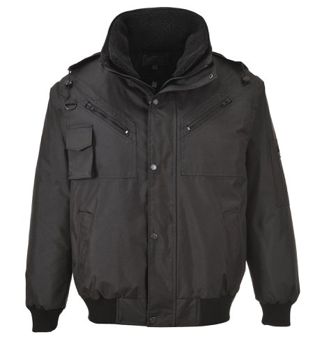 Portwest F465 4-in-1 Bomber Jacket Black L