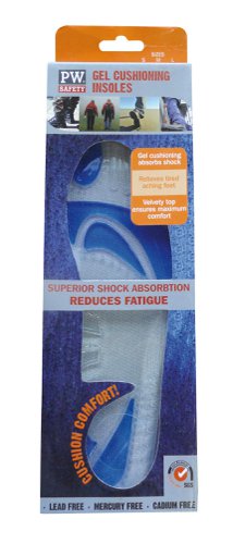 Portwest FC90 Gel Cushioning Insole Grey M Clothing & PPE Accessories FC90GRRM