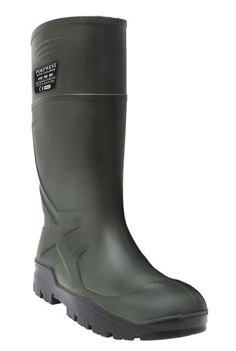 Portwest FD95 PU Safety Wellington S5 CI FO SR Green 42 Wellingtons FD95GNR42