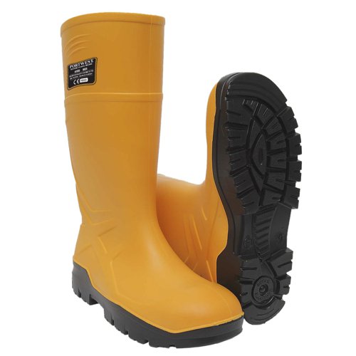 Portwest FD95 PU Safety Wellington S5 CI FO SR Yellow 39 Wellingtons FD95YER39