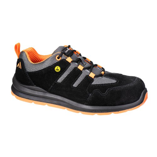 Portwest FE07 Composite Trainer S1 ESD SR FO Black/Orange 36