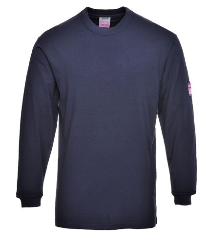 Portwest FR11 Flame Resistant Anti-Static Long Sleeve T-Shirt