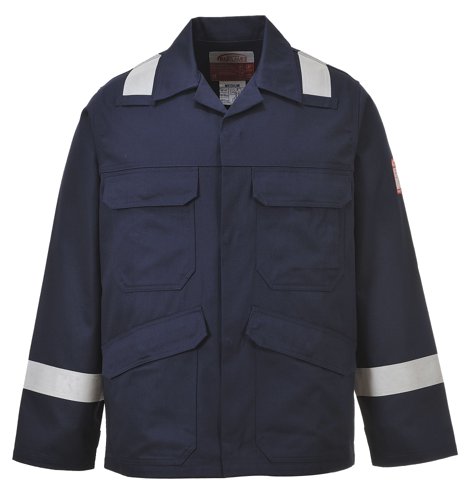 Portwest FR25 Bizflame Work Jacket Navy M