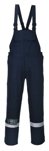 Portwest FR27 Bizflame Work Bib and Brace Navy L