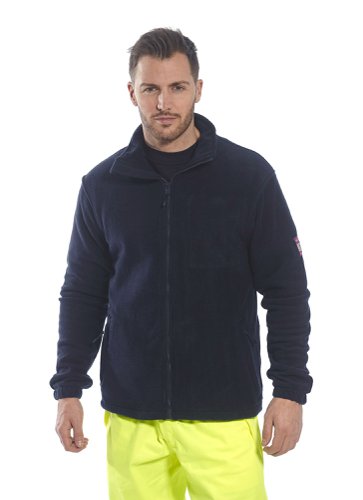 Portwest FR30 Flame Resistant Anti Static Fleece Navy L