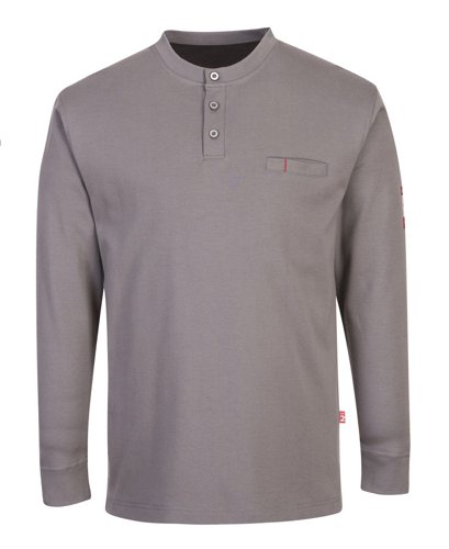 Portwest FR32 Bizflame Knit Antistatic FR Henley