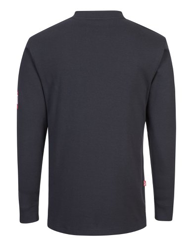 Portwest FR32 Bizflame Knit Antistatic FR Henley Navy L