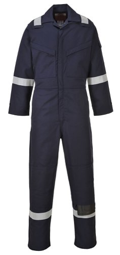 Portwest FR50 Flame Resistant Anti-Static Coverall 350g Navy 4XL