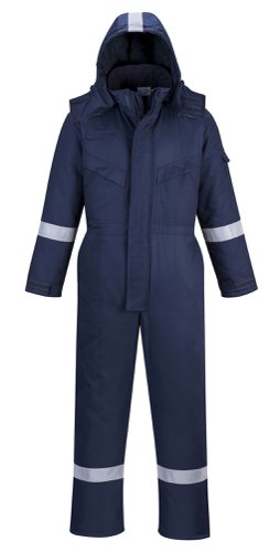 Portwest FR53 FR Anti-Static Winter Coverall Navy L