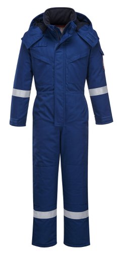 Portwest FR53 FR Anti-Static Winter Coverall Royal Blue L