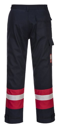 Portwest FR56 Bizflame Work Trousers Navy XXL Trousers & Shorts FR56NARXXL