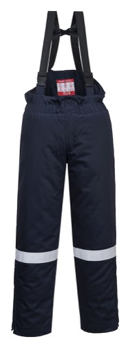Portwest FR58 FR Anti-Static Winter Salopettes Navy M