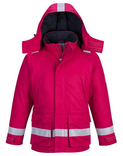 Portwest FR59 FR Anti-Static Winter Jacket Red L