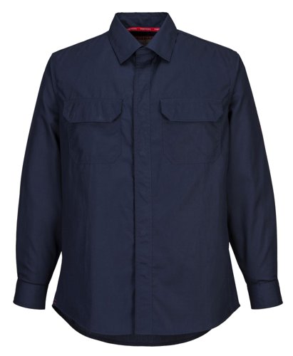 Portwest FR69 Bizflame Work Shirt Navy L