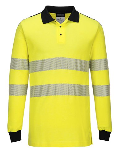 Portwest FR702 PW3 Flame Resistant Hi-Vis Polo Shirt