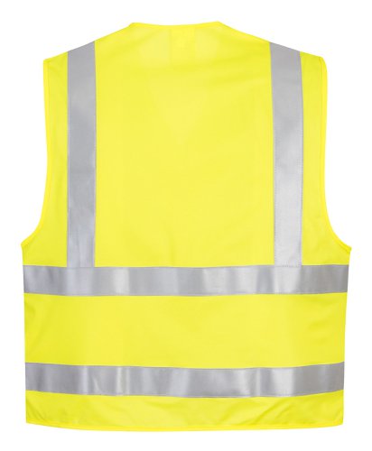 Portwest FR75 Hi-Vis FR Vest Yellow L/XL