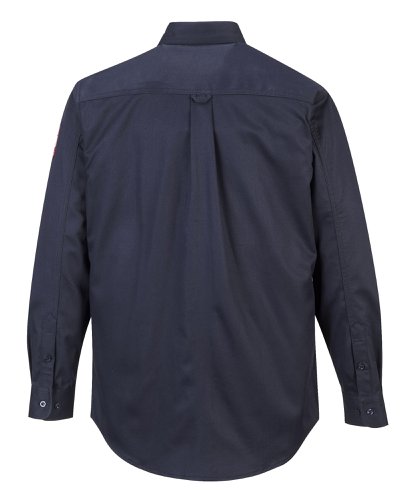 Portwest FR89 Bizflame 88/12 FR Work Shirt Navy XS Shirts & Blouses FR89NARXS