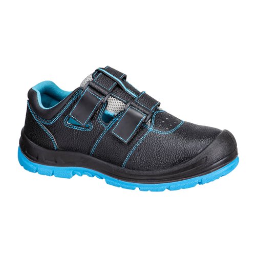 Portwest FS70 Sandal S1P SR FO Black/Blue 39