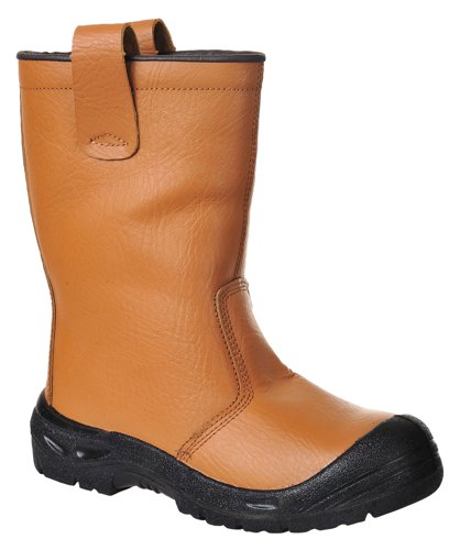 Portwest FW29 Steel Leather Rigger Boot S3 SR Tan 38