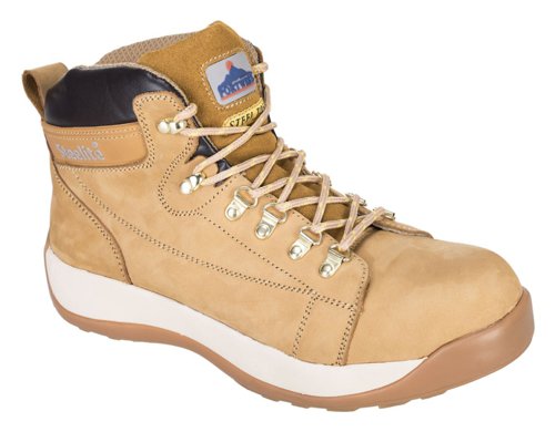 Portwest FW31 Steelite Mid Cut Nubuck Boot SB HRO Honey 38
