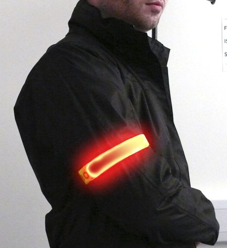 Portwest Illuminated Flashing Armband Yellow (Pack of 25) | Portwest