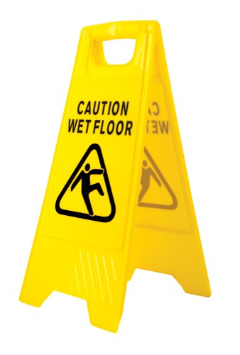 Portwest HV20 Wet Floor Warning Sign Yellow Demarcation Barriers HV20YER