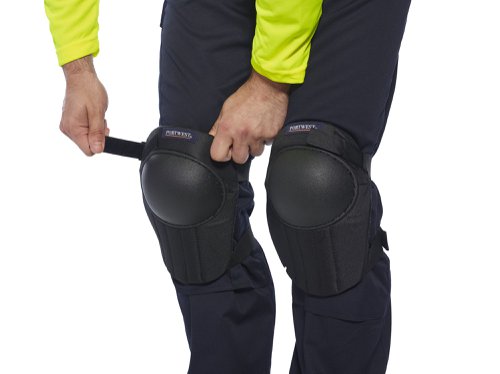 Portwest KP20 Lightweight Knee Pad Black Clothing & PPE Accessories KP20BKR