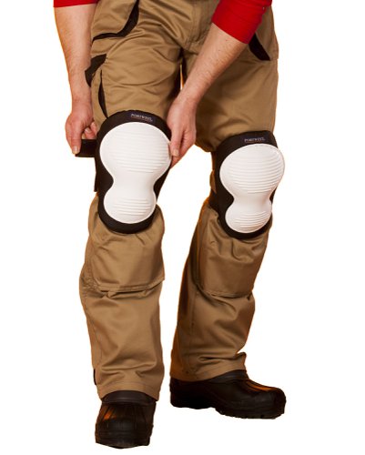 Portwest KP50 Non-Marking Knee Pad White Clothing & PPE Accessories KP50WHR