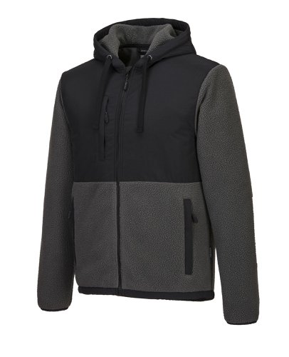 Portwest KX371 KX3 Borg Fleece Black/Grey L
