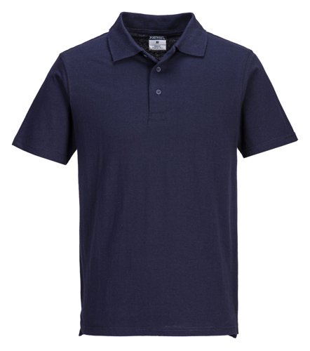 Portwest L210 Lightweight Jersey Polo Shirt (48 in a box) Navy 4XL