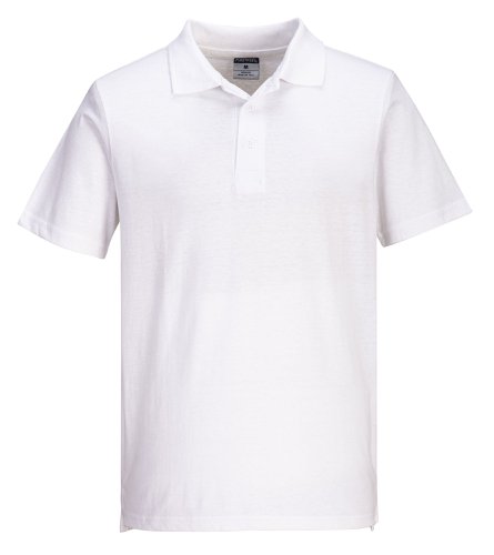 Portwest L210 Lightweight Jersey Polo Shirt (48 in a box) White L