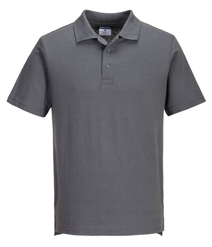Portwest L210 Lightweight Jersey Polo Shirt (48 in a box) Zoom Grey 4XL