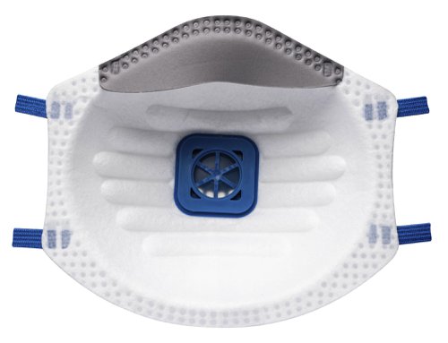 Portwest P201 FFP2 Valved Respirator (Pk10) White Respirators P201WHR