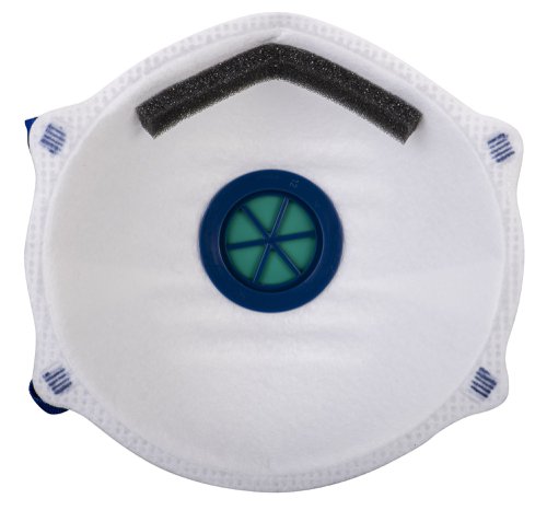 Portwest P203 FFP2 Valved Dolomite Respirator (Pk10) White Respirators P203WHR