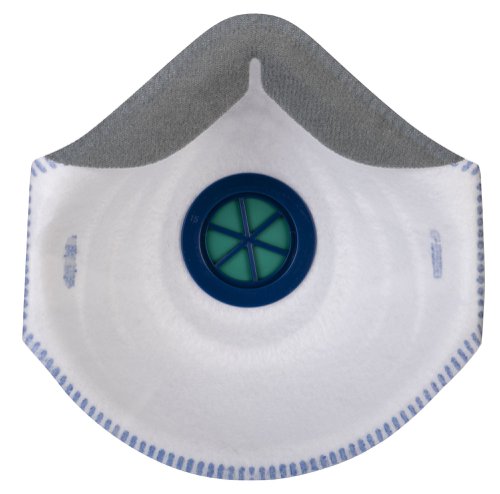 Portwest P271 ERGONET FFP2 Valved Dolomite Respirator (Pk10) White Respirators P271WHR