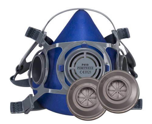 Portwest P418 Auck Half Mask Kit Blue M