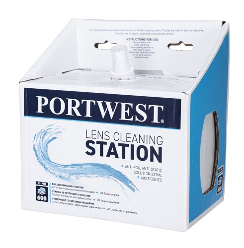 Portwest PA02 Lens Cleaning Station White