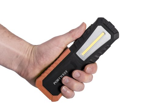 Portwest PA78 USB Rechargeable Inspection Torch Black Torches PA78BKR