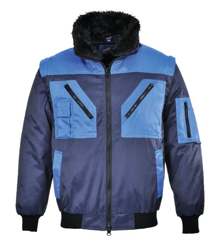 Portwest PJ20 Two Tone Pilot Jacket Navy L