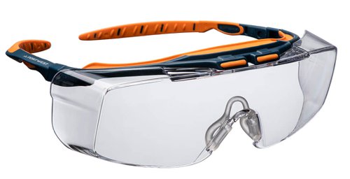 Portwest PS24 Peak OTG Safety Glasses Clear