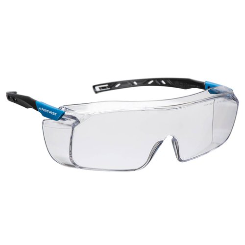 Portwest PS31 Top OTG Safety Glasses Clear