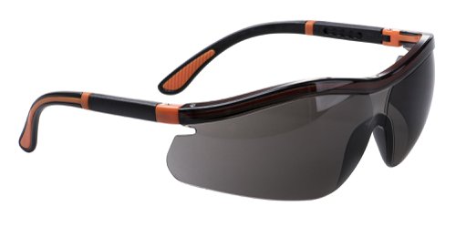 Portwest PS34 Neon Safety Spectacles Smoke