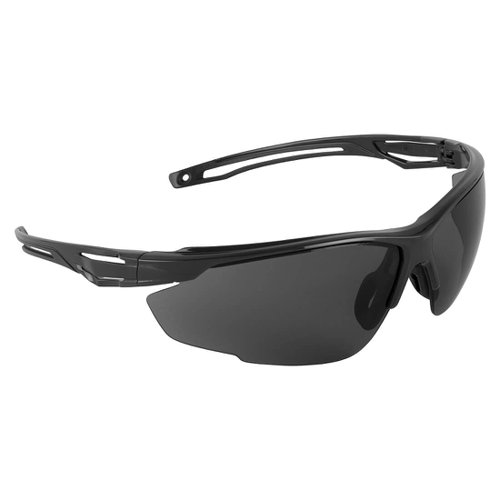 Portwest PS36 Anthracite Safety Glasses Smoke