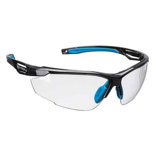 Portwest PS37 Anthracite KN Safety Glasses Clear