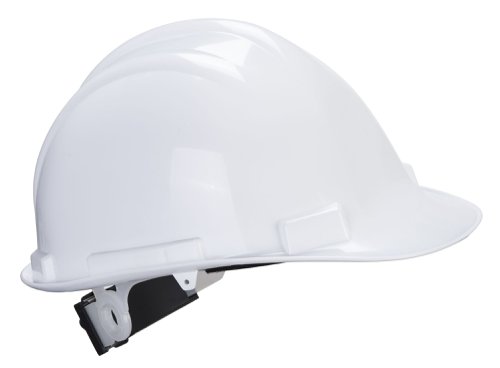 Portwest PS57 Expertbase Wheel Safety Helmet White Safety Helmets PS57WHR