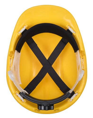 Portwest PS57 Expertbase Wheel Safety Helmet Yellow Safety Helmets PS57YER