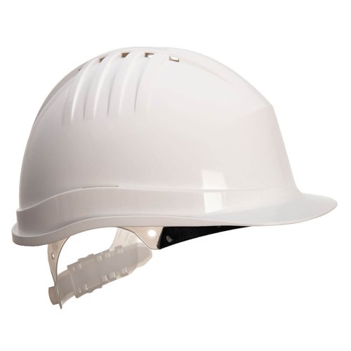 Portwest PS60 Expertline Safety Helmet (Slip Ratchet) White